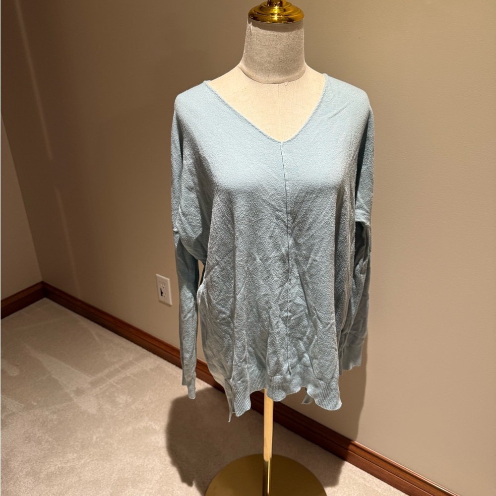 Cherry Cloth Soft Blue Sweater